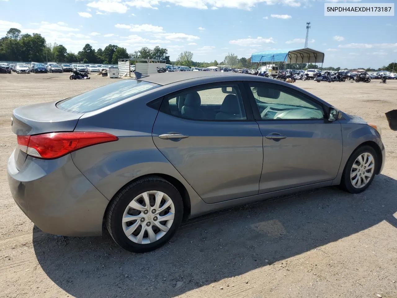 2013 Hyundai Elantra Gls VIN: 5NPDH4AEXDH173187 Lot: 67712044