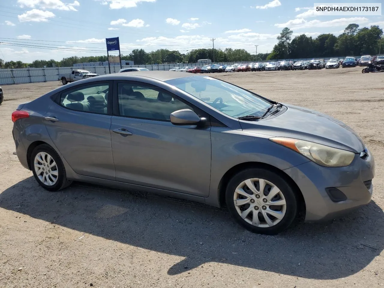 2013 Hyundai Elantra Gls VIN: 5NPDH4AEXDH173187 Lot: 67712044