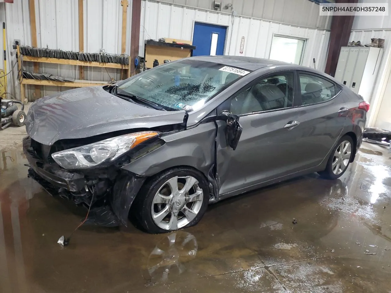 2013 Hyundai Elantra Gls VIN: 5NPDH4AE4DH357248 Lot: 67751684