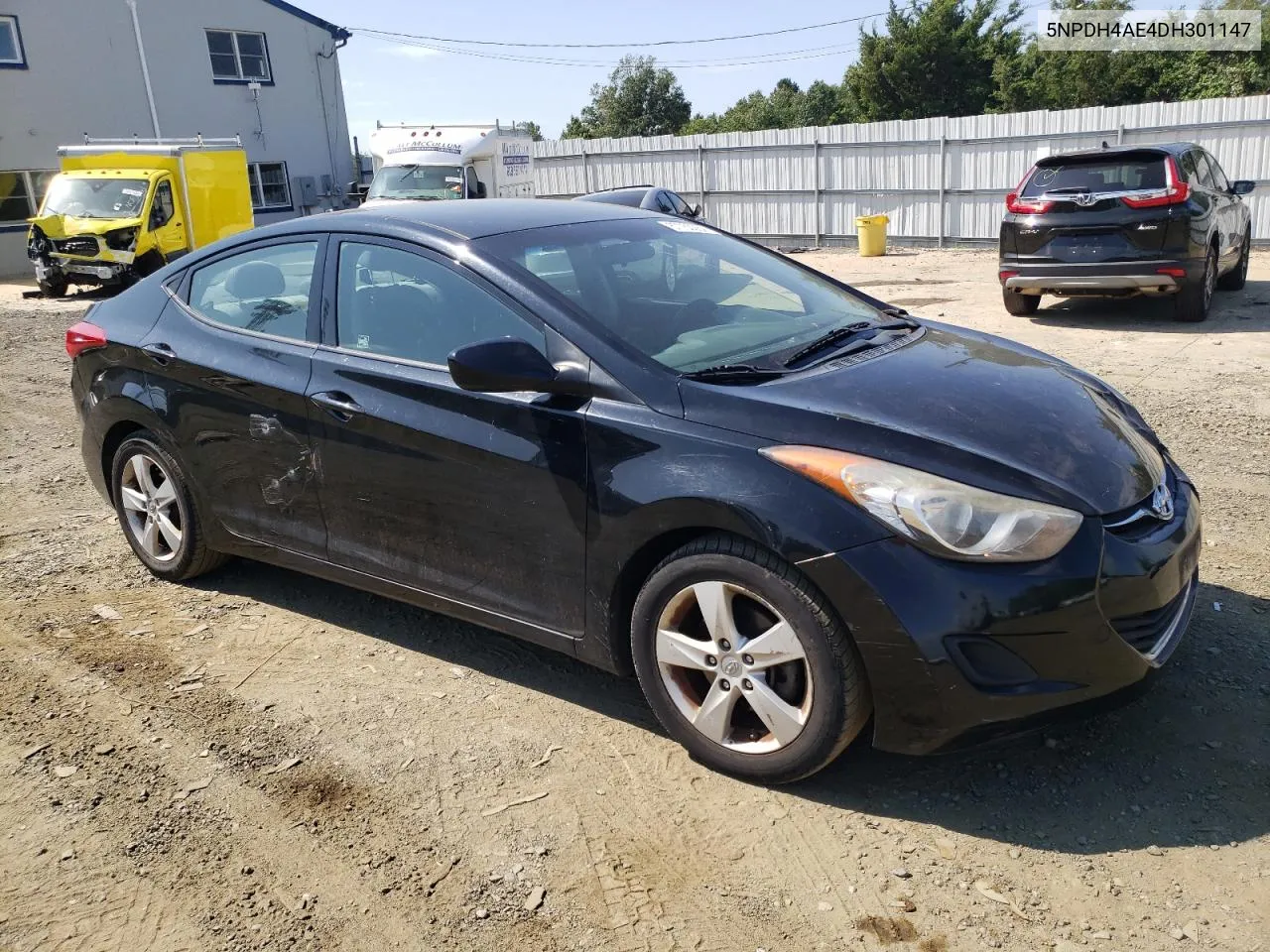 2013 Hyundai Elantra Gls VIN: 5NPDH4AE4DH301147 Lot: 67753064