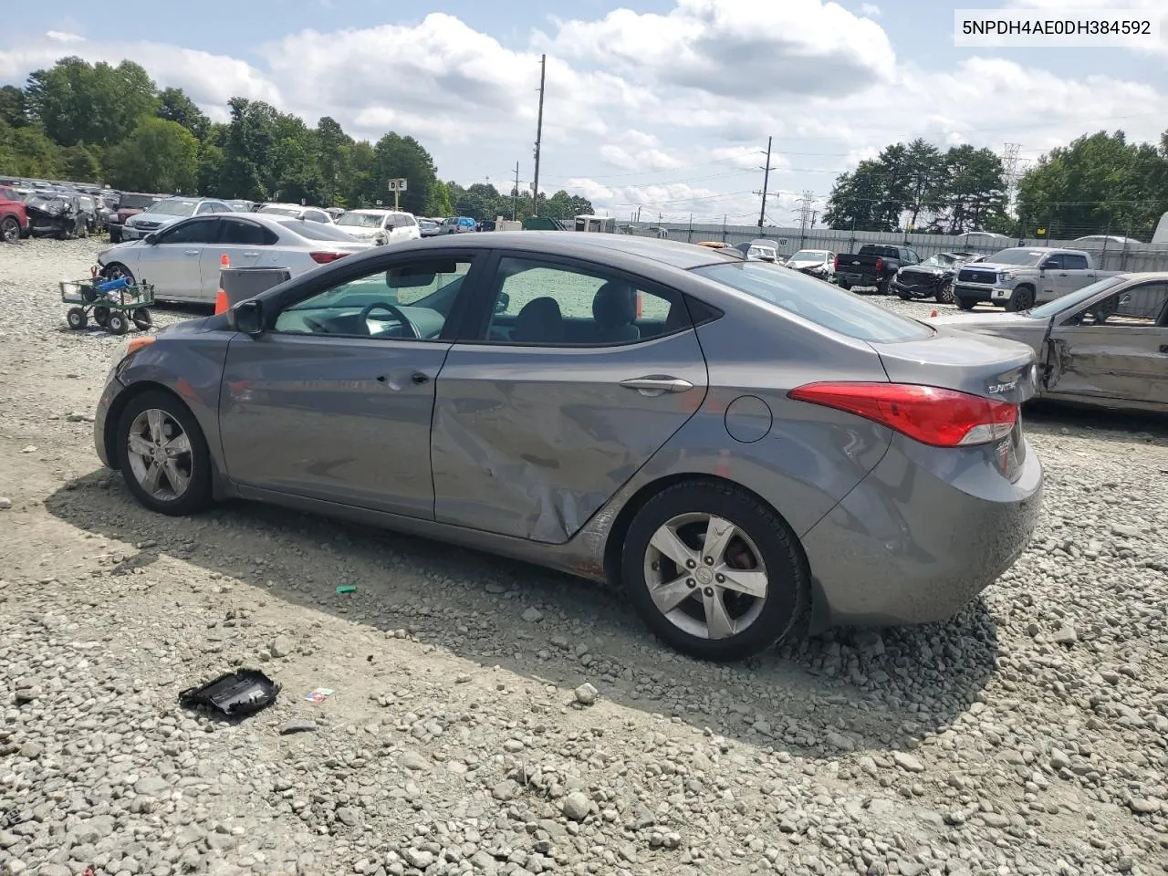 2013 Hyundai Elantra Gls VIN: 5NPDH4AE0DH384592 Lot: 67825564