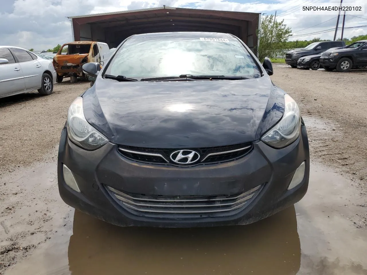 5NPDH4AE4DH220102 2013 Hyundai Elantra Gls