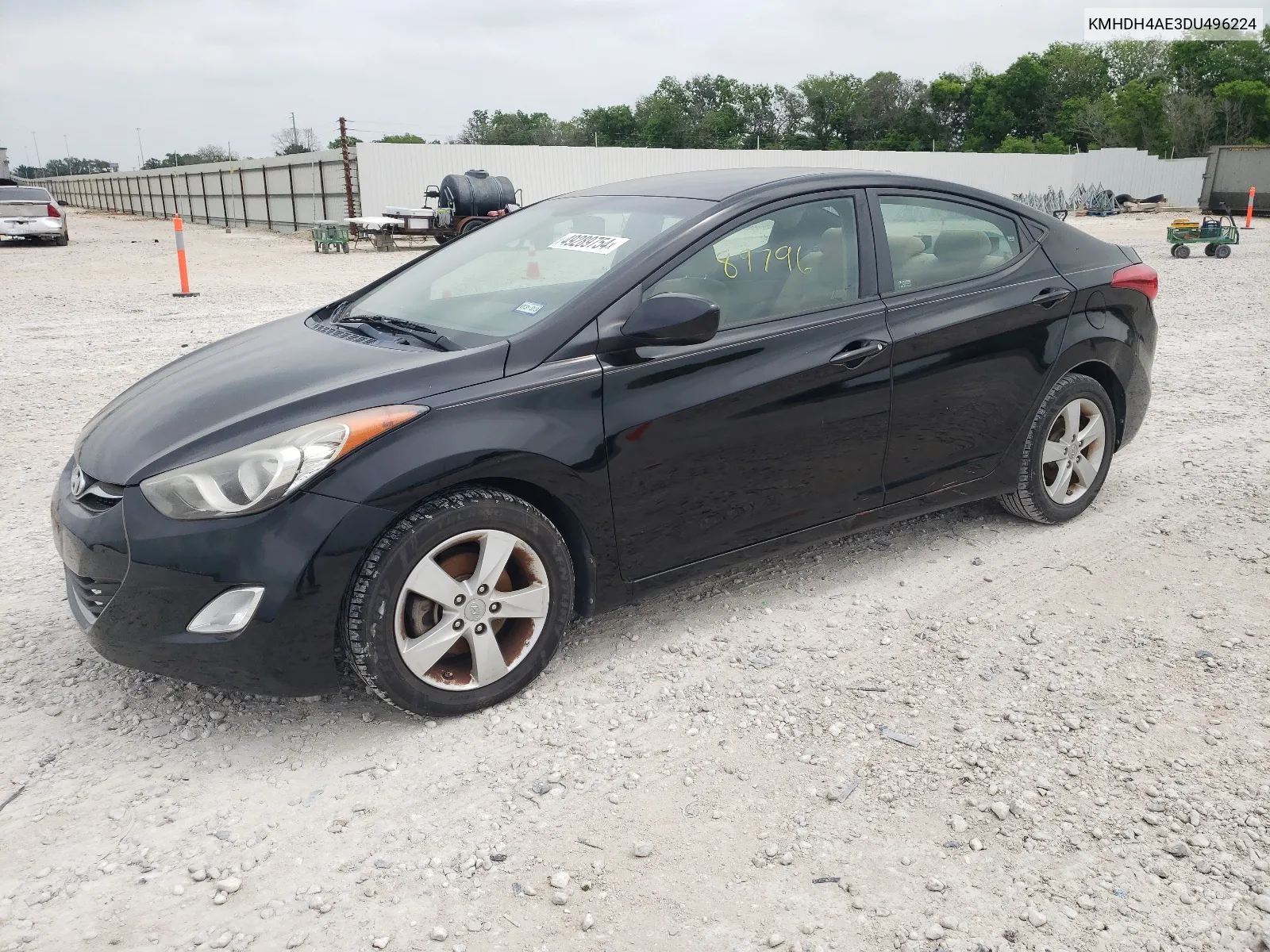 KMHDH4AE3DU496224 2013 Hyundai Elantra Gls