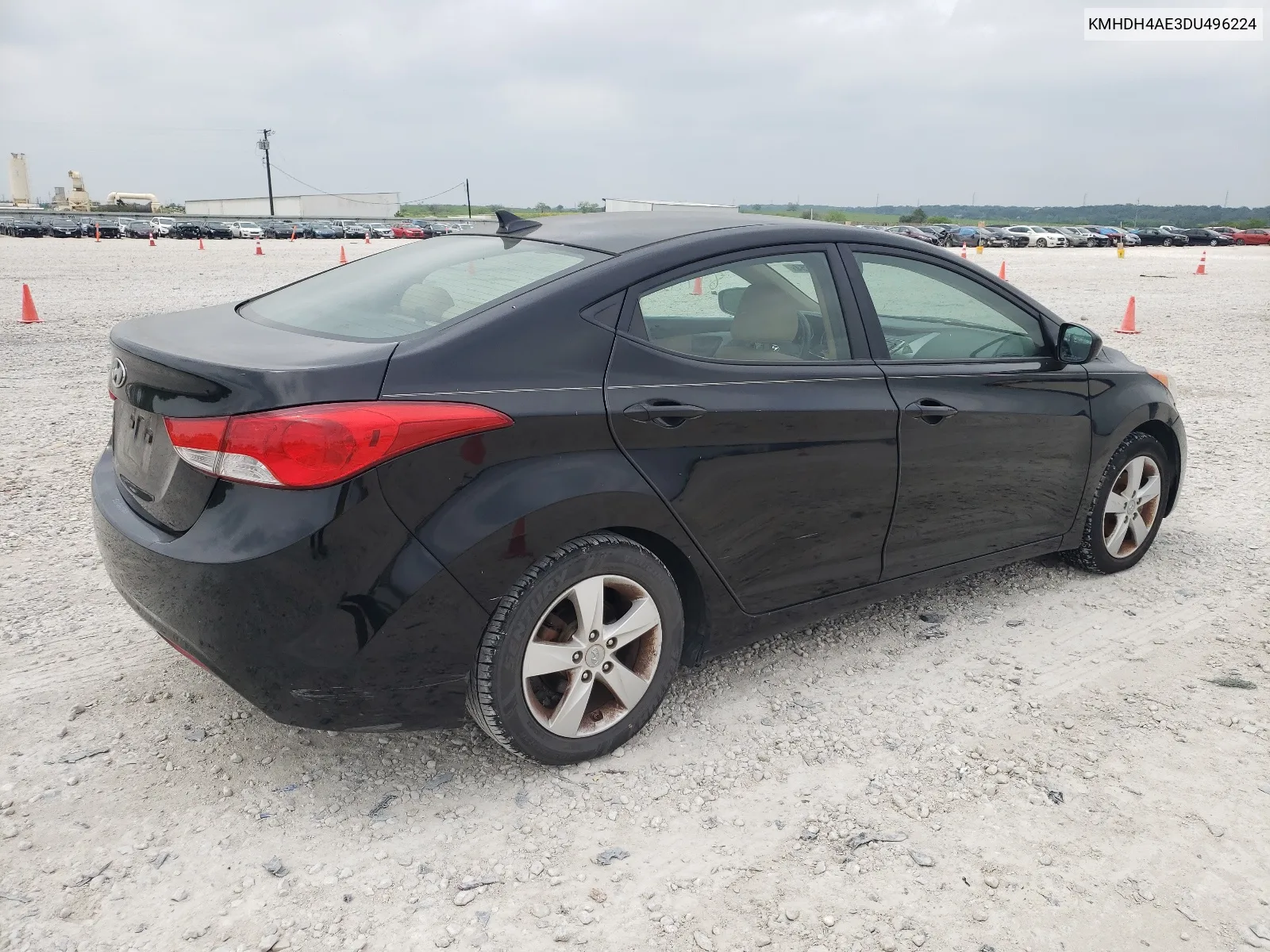 KMHDH4AE3DU496224 2013 Hyundai Elantra Gls