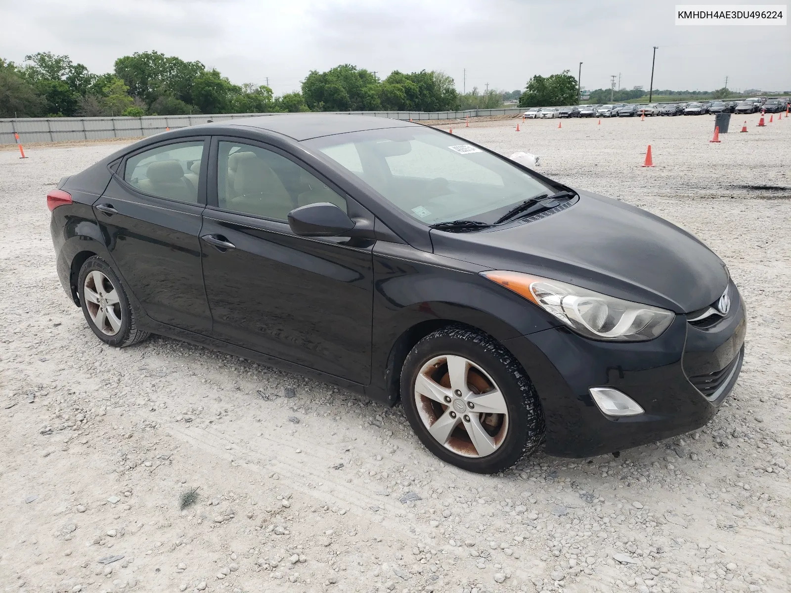 KMHDH4AE3DU496224 2013 Hyundai Elantra Gls