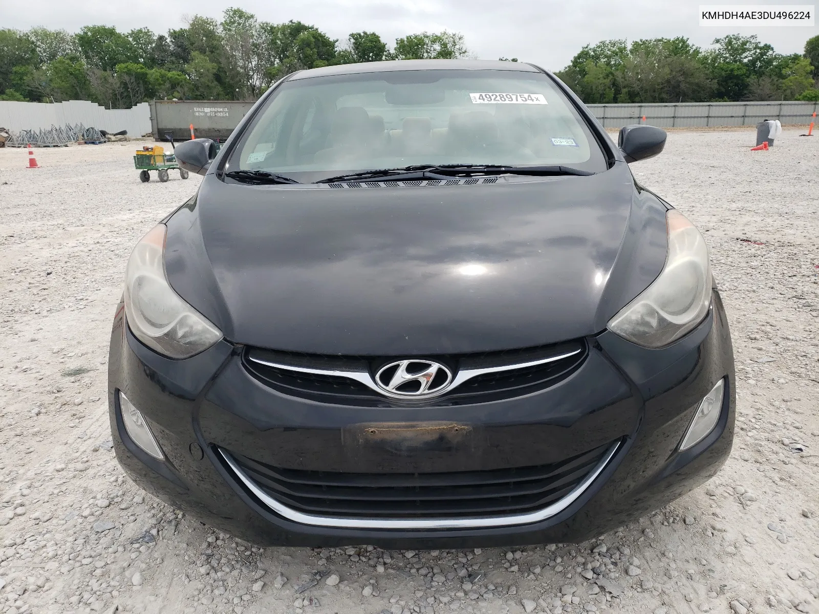 2013 Hyundai Elantra Gls VIN: KMHDH4AE3DU496224 Lot: 68012454