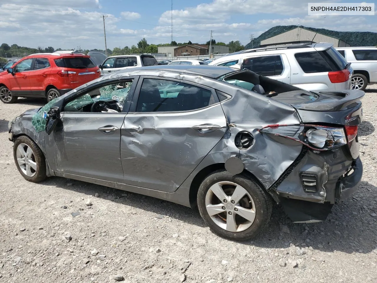 2013 Hyundai Elantra Gls VIN: 5NPDH4AE2DH417303 Lot: 68024844