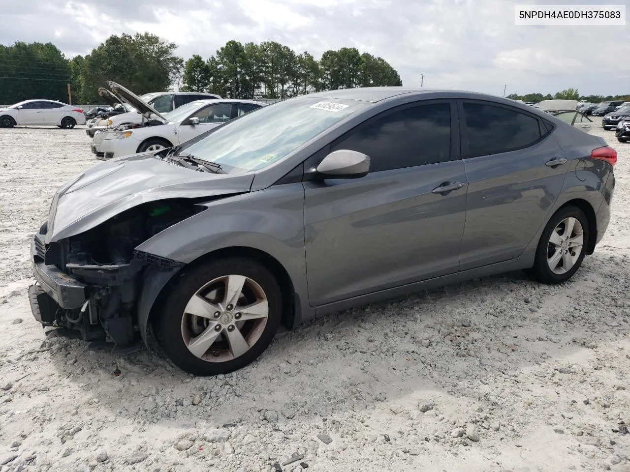 2013 Hyundai Elantra Gls VIN: 5NPDH4AE0DH375083 Lot: 68029544