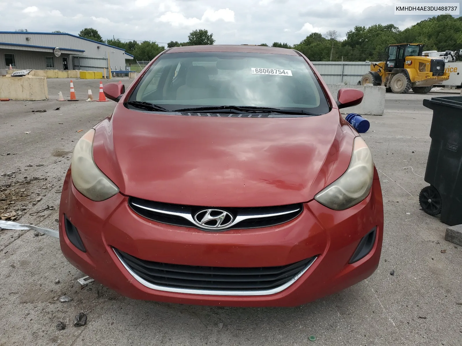 KMHDH4AE3DU488737 2013 Hyundai Elantra Gls