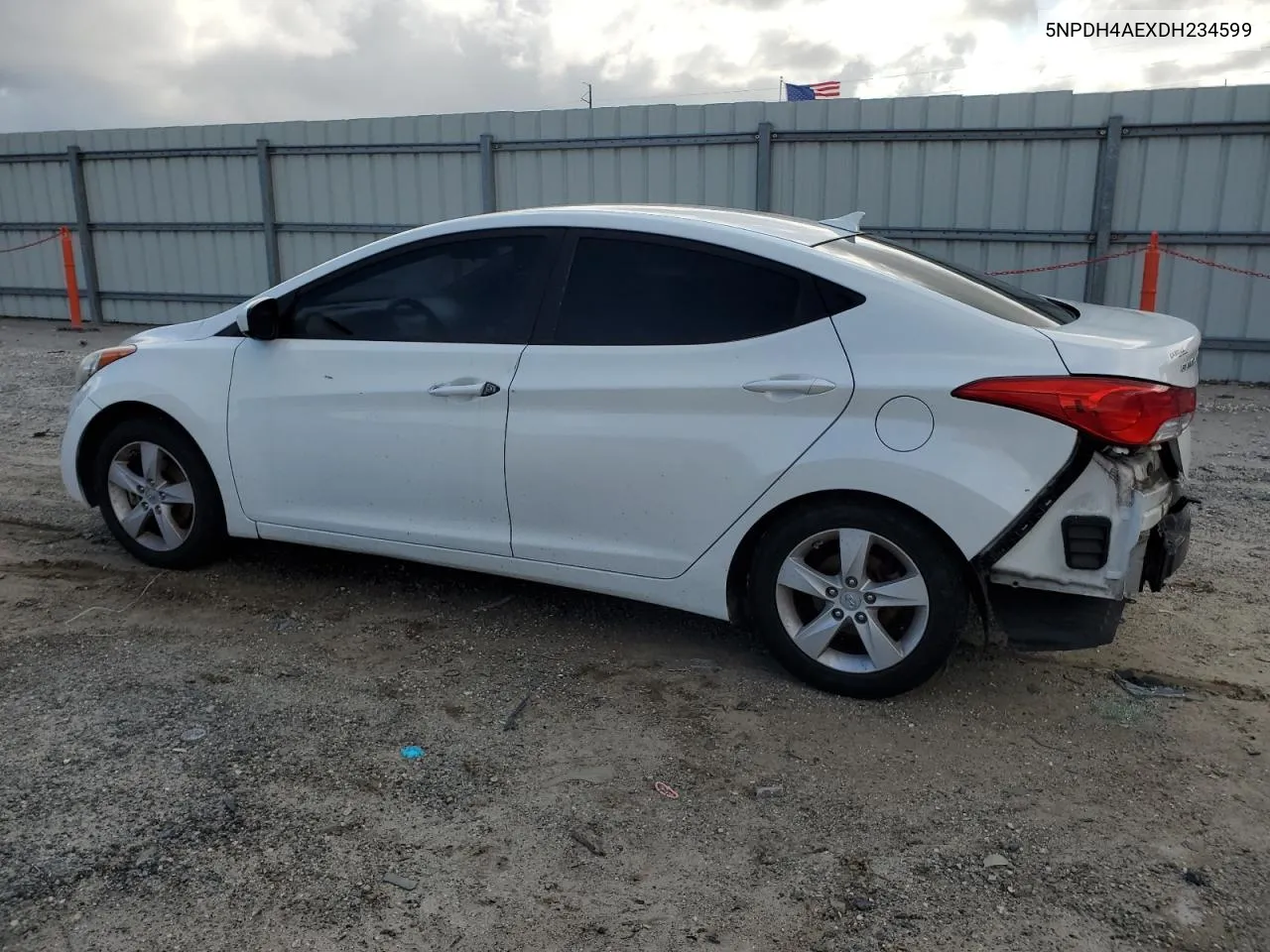 2013 Hyundai Elantra Gls VIN: 5NPDH4AEXDH234599 Lot: 68243634