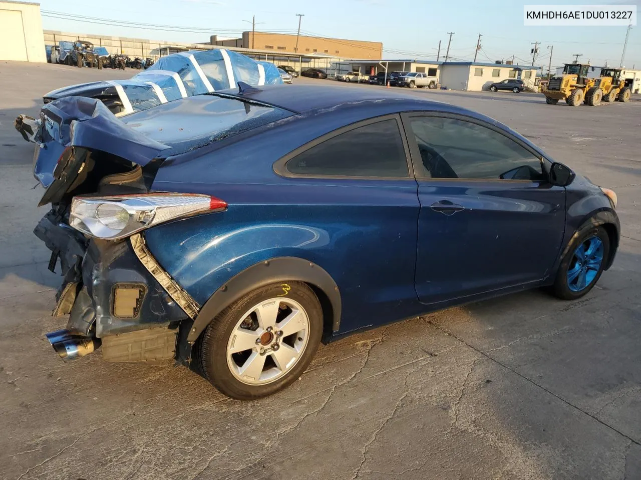 KMHDH6AE1DU013227 2013 Hyundai Elantra Coupe Gs