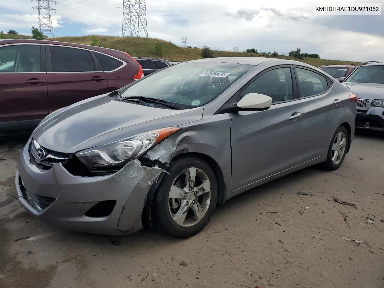 2013 Hyundai Elantra Gls VIN: KMHDH4AE1DU921052 Lot: 68298464