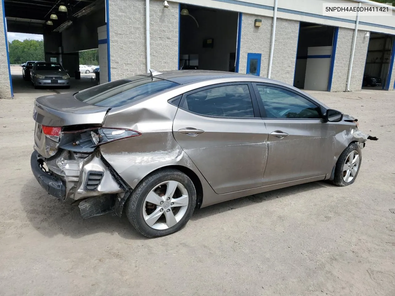 5NPDH4AE0DH411421 2013 Hyundai Elantra Gls