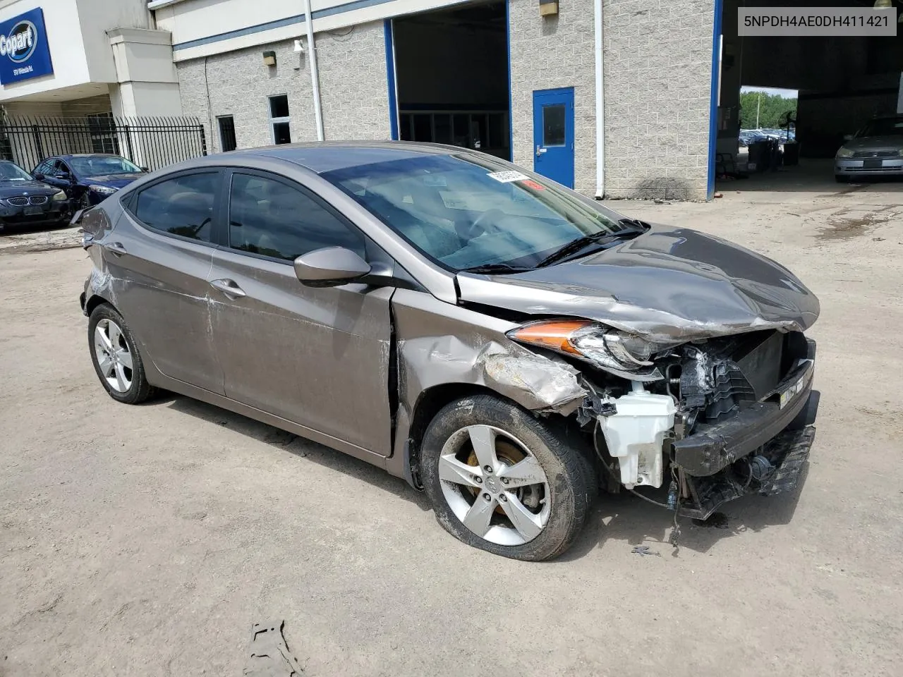 2013 Hyundai Elantra Gls VIN: 5NPDH4AE0DH411421 Lot: 68343574