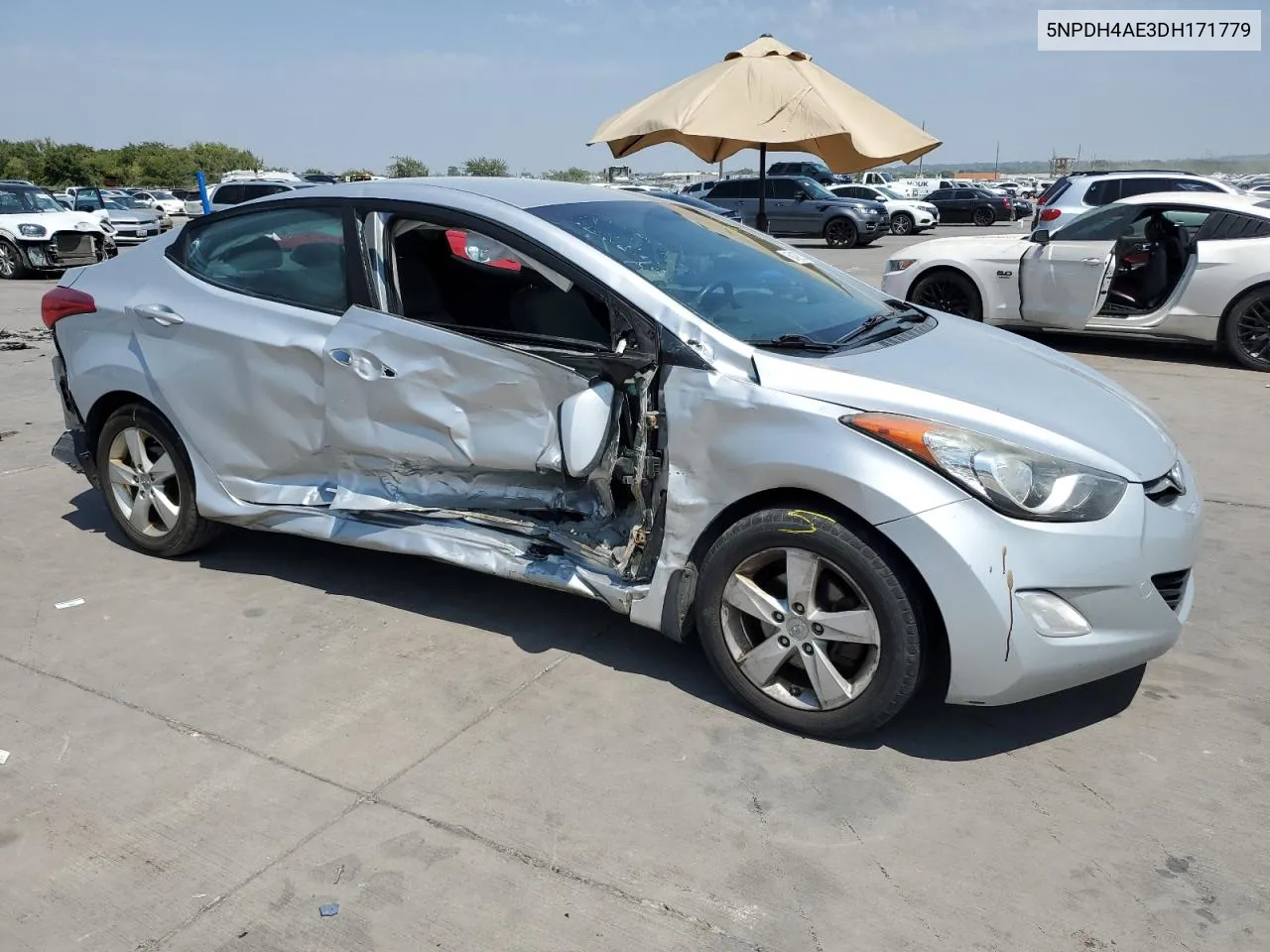 2013 Hyundai Elantra Gls VIN: 5NPDH4AE3DH171779 Lot: 68498224