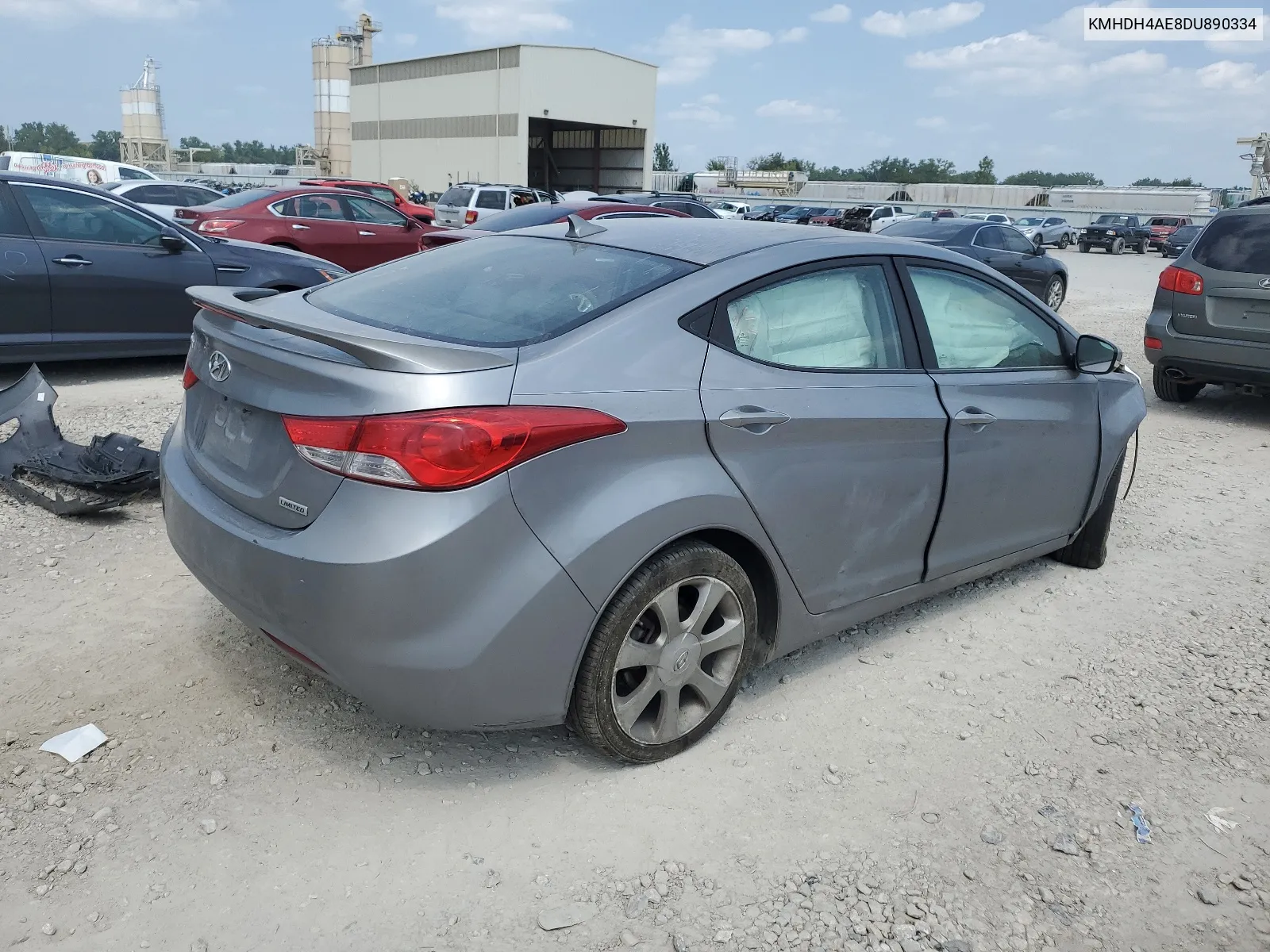 2013 Hyundai Elantra Gls VIN: KMHDH4AE8DU890334 Lot: 68549054