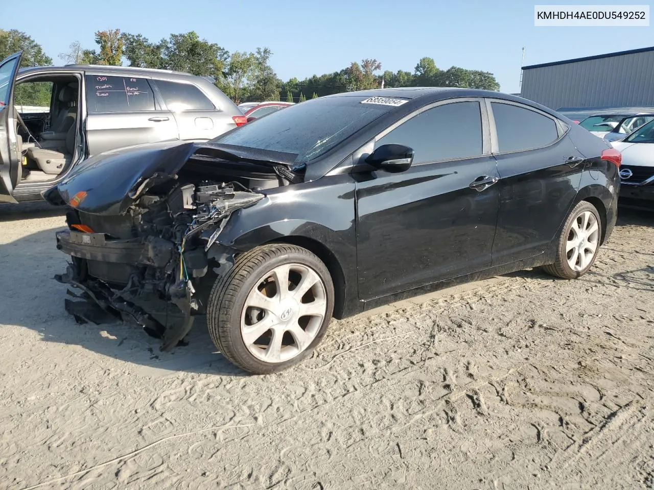 KMHDH4AE0DU549252 2013 Hyundai Elantra Gls