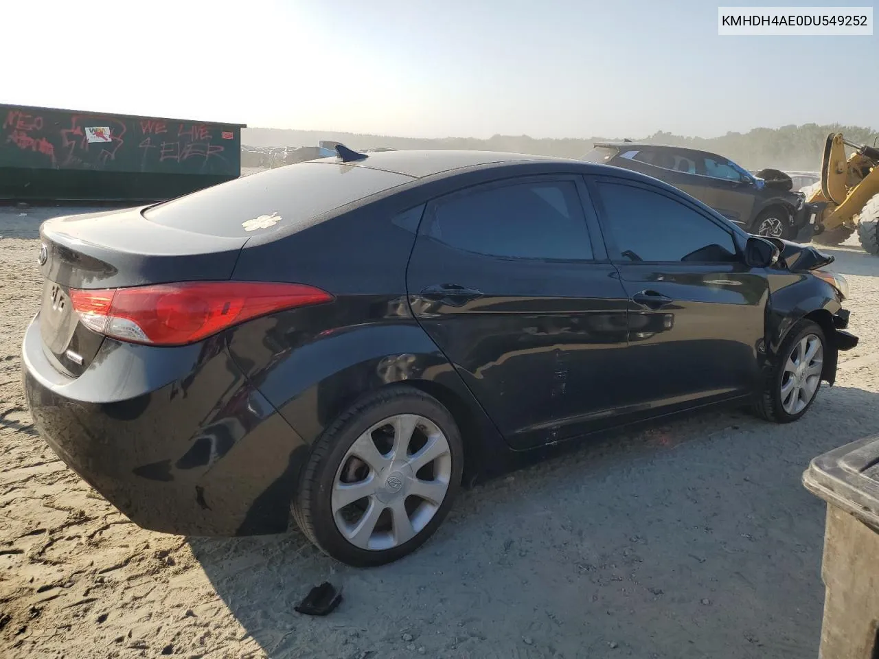 KMHDH4AE0DU549252 2013 Hyundai Elantra Gls