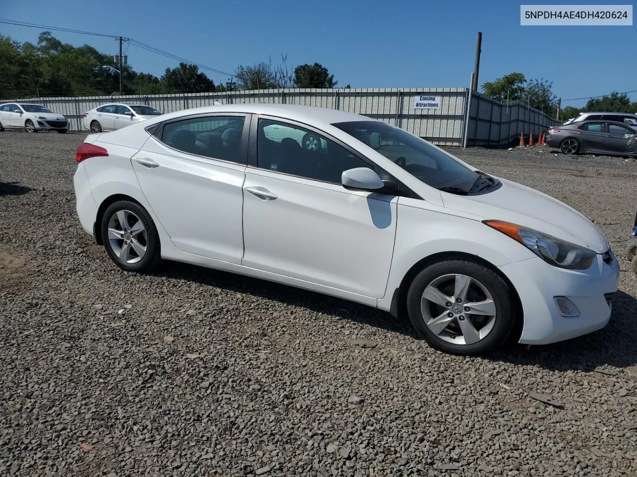 2013 Hyundai Elantra Gls VIN: 5NPDH4AE4DH420624 Lot: 68686714