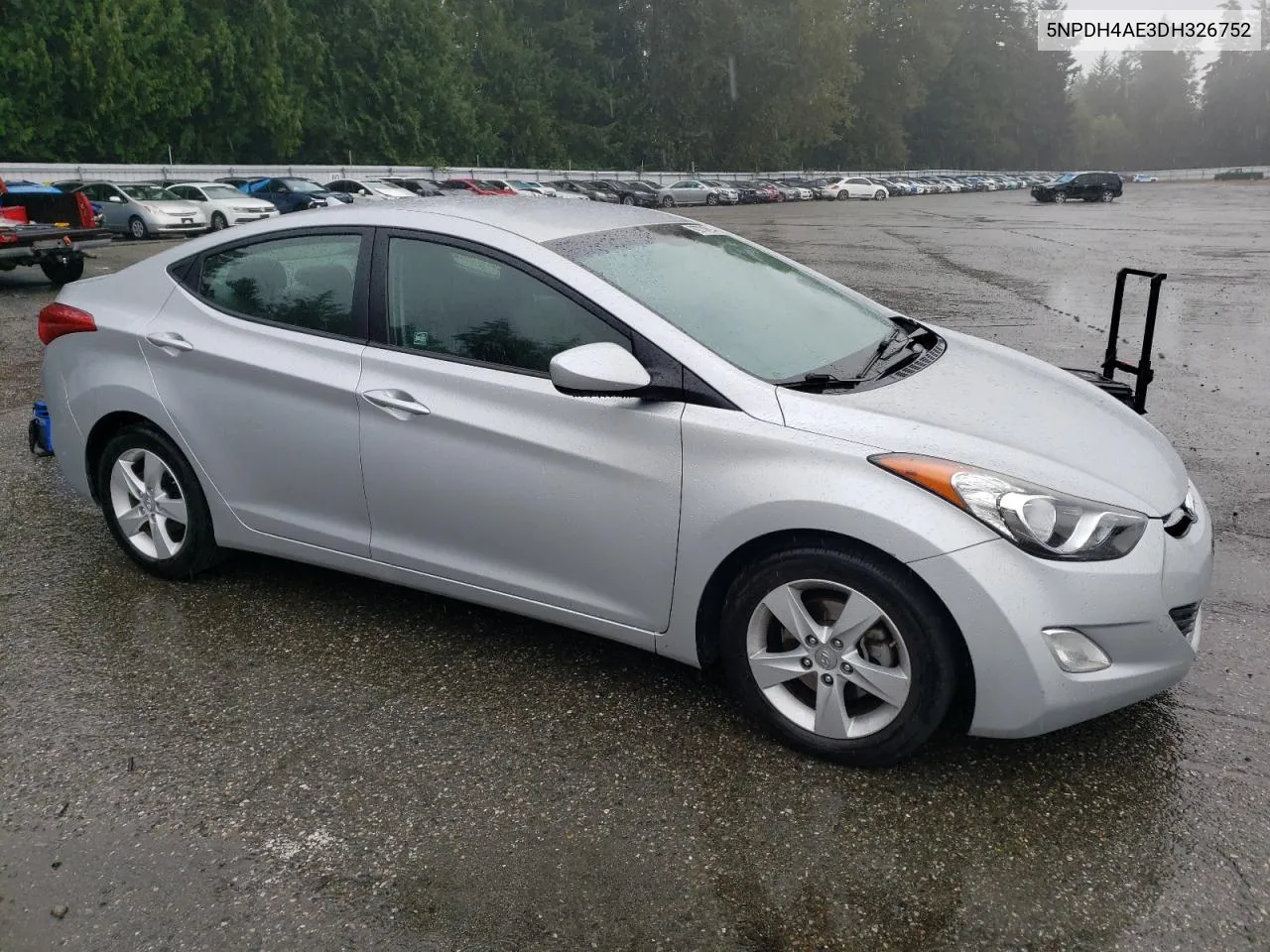 2013 Hyundai Elantra Gls VIN: 5NPDH4AE3DH326752 Lot: 68731614