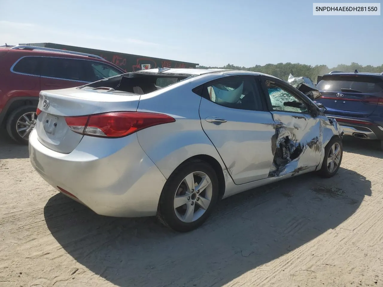 5NPDH4AE6DH281550 2013 Hyundai Elantra Gls