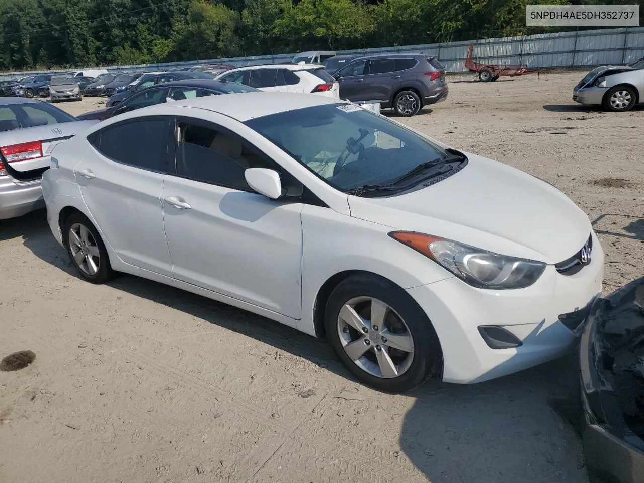 5NPDH4AE5DH352737 2013 Hyundai Elantra Gls