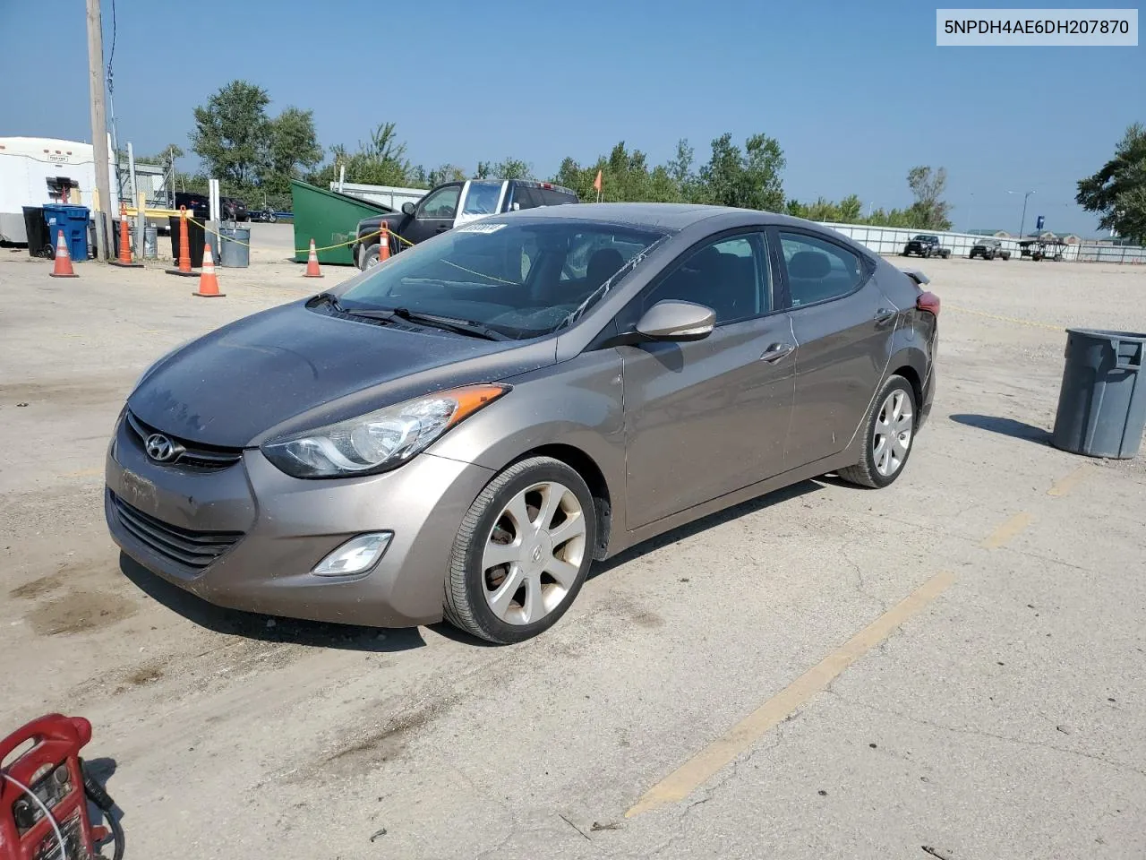 2013 Hyundai Elantra Gls VIN: 5NPDH4AE6DH207870 Lot: 68936614