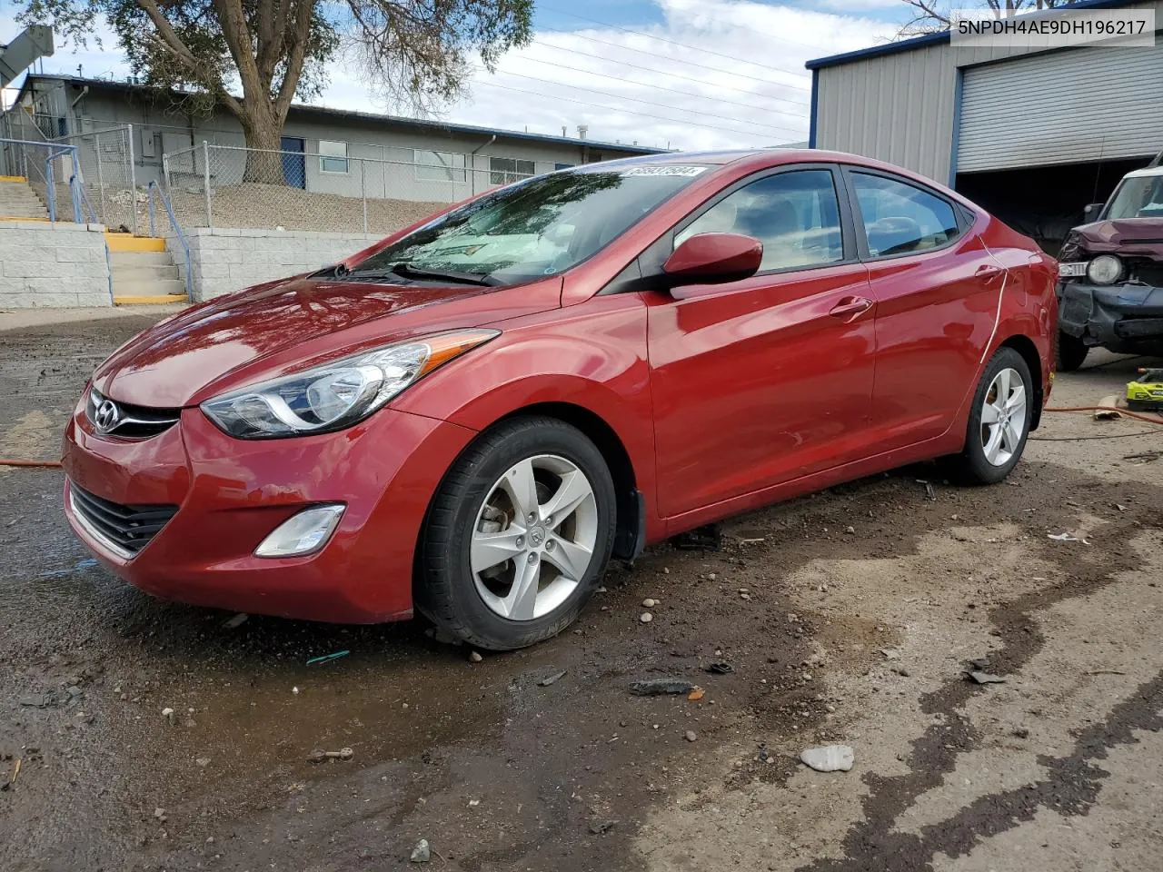 2013 Hyundai Elantra Gls VIN: 5NPDH4AE9DH196217 Lot: 68937584