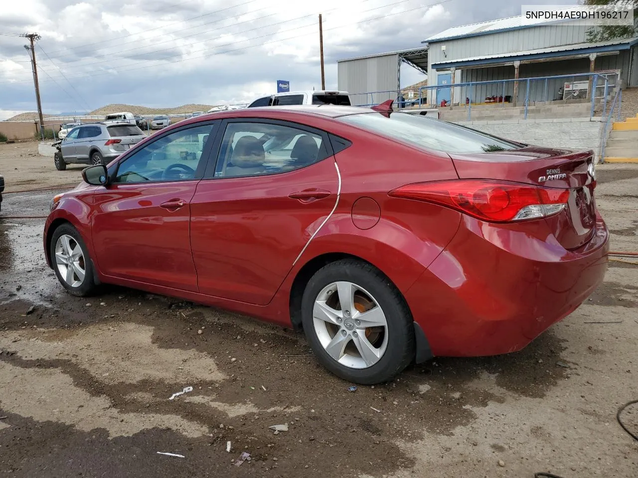 2013 Hyundai Elantra Gls VIN: 5NPDH4AE9DH196217 Lot: 68937584