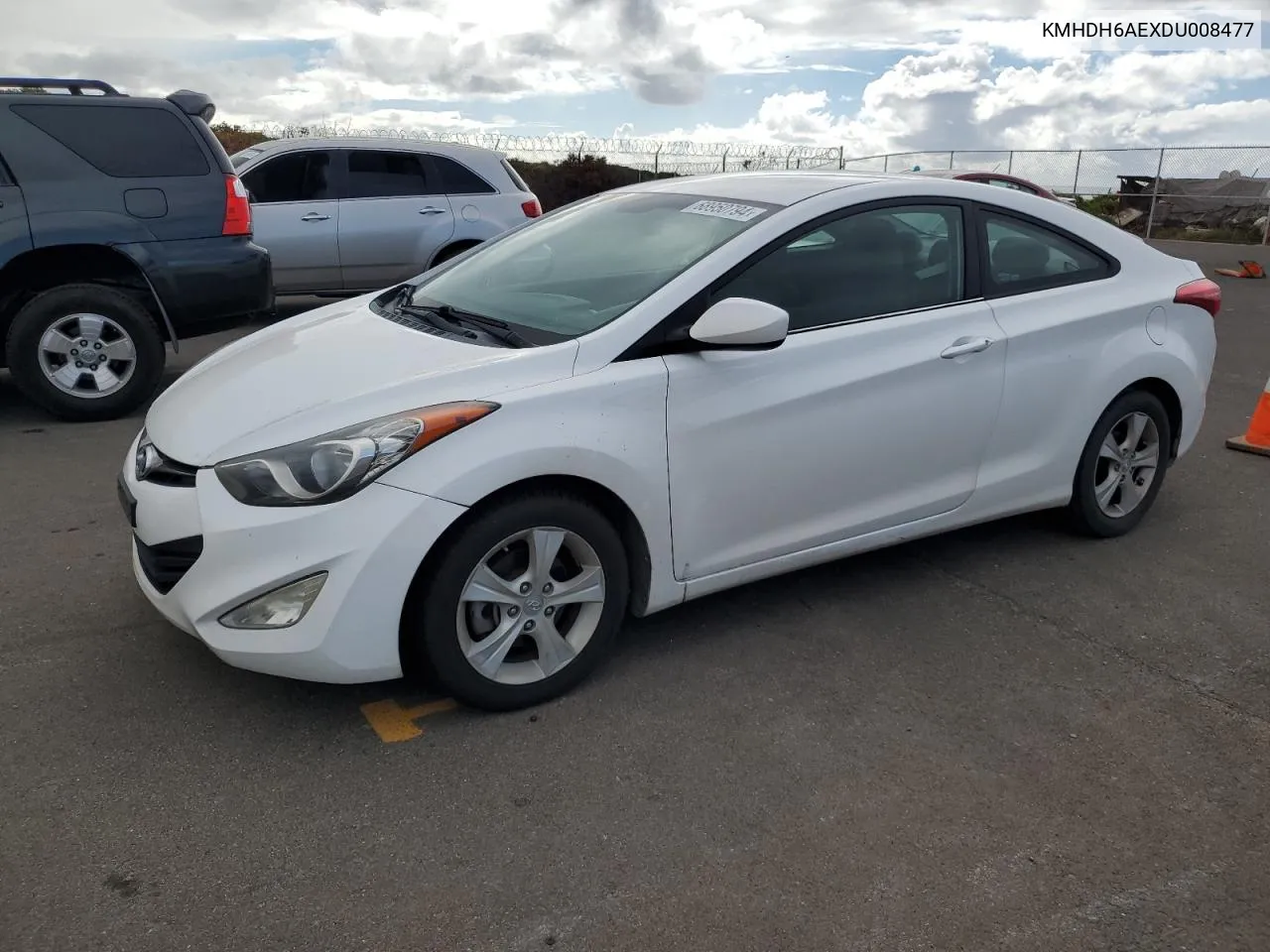 2013 Hyundai Elantra Coupe Gs VIN: KMHDH6AEXDU008477 Lot: 68950794