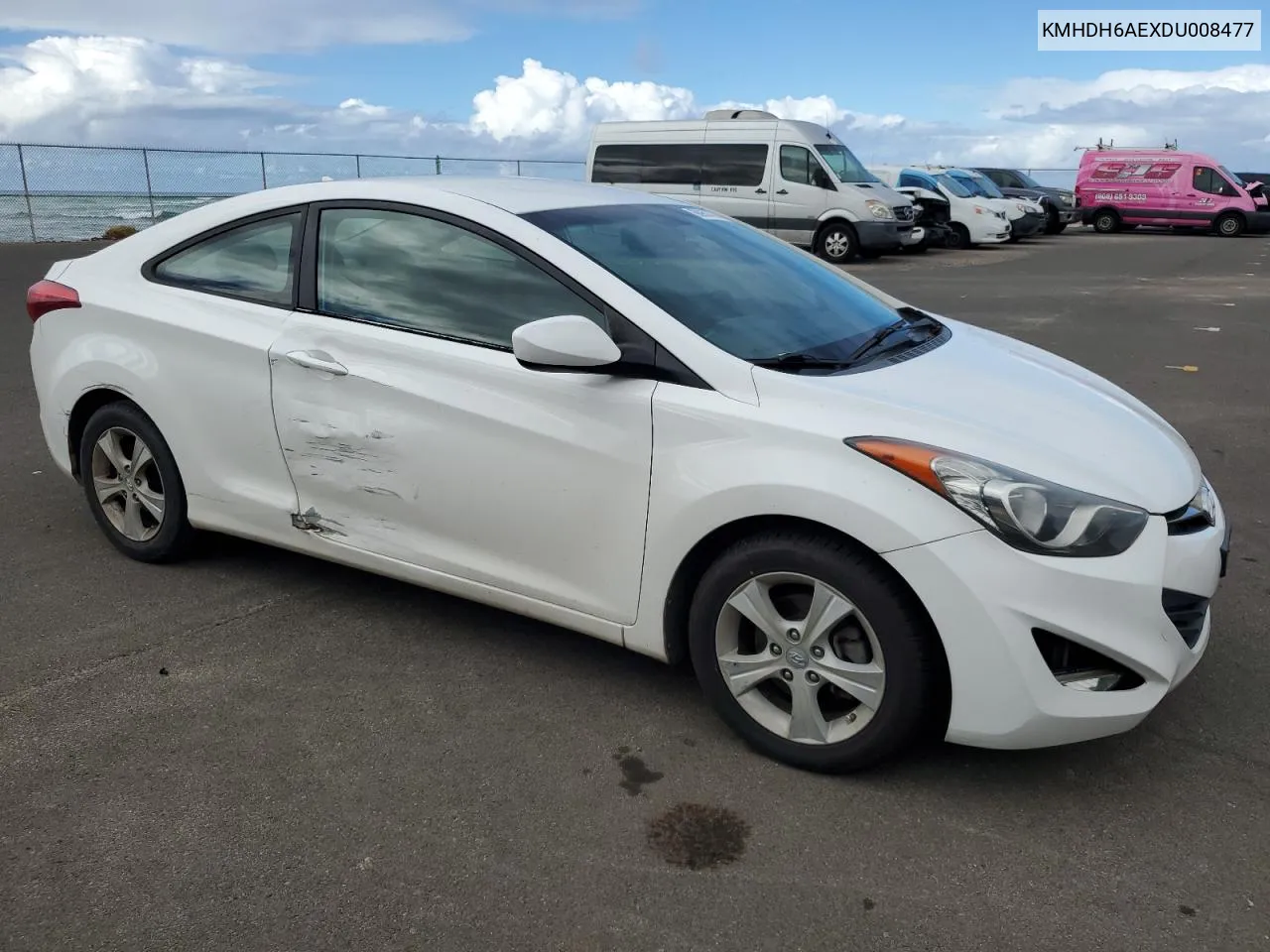 KMHDH6AEXDU008477 2013 Hyundai Elantra Coupe Gs