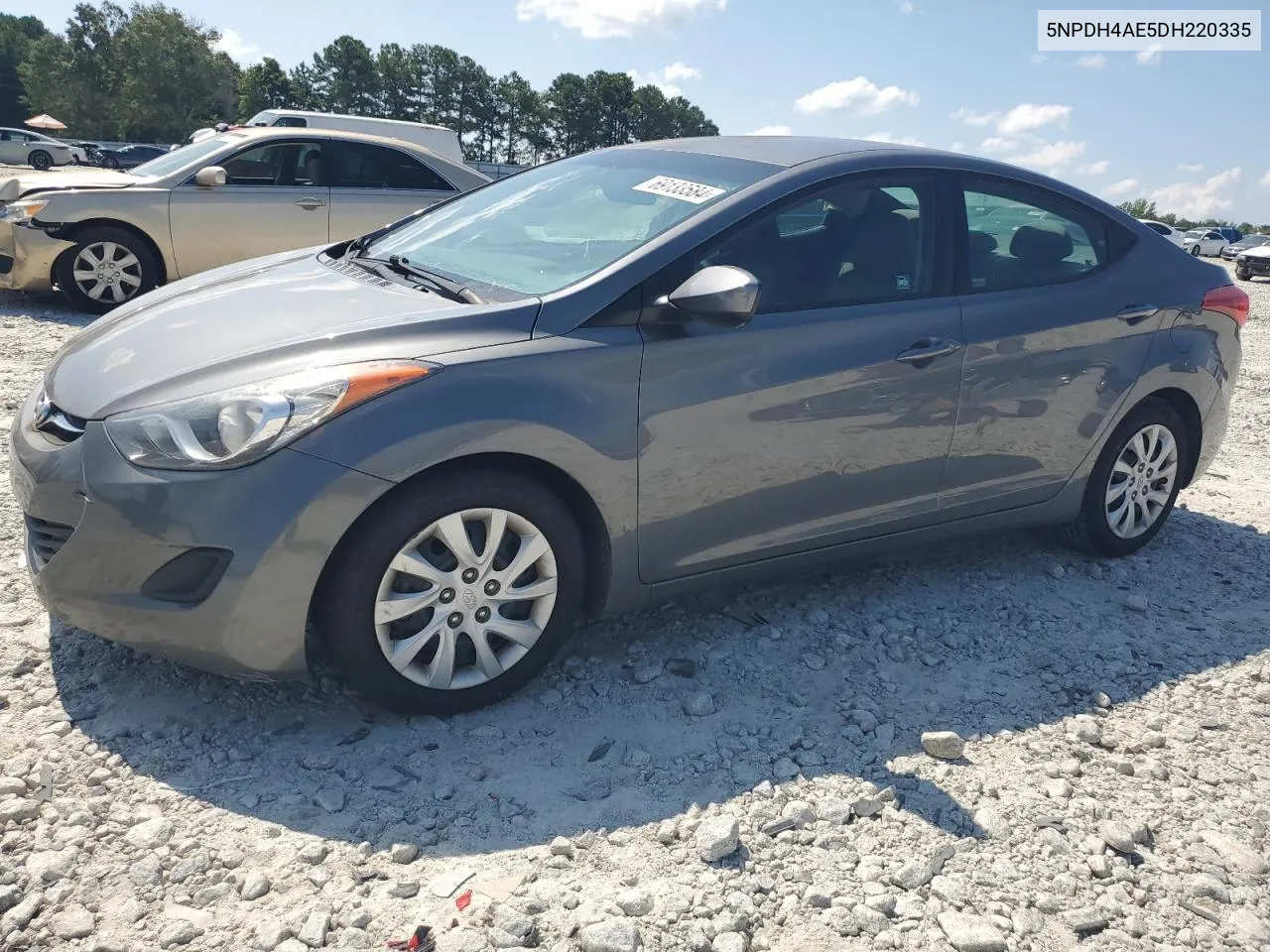 2013 Hyundai Elantra Gls VIN: 5NPDH4AE5DH220335 Lot: 69133584