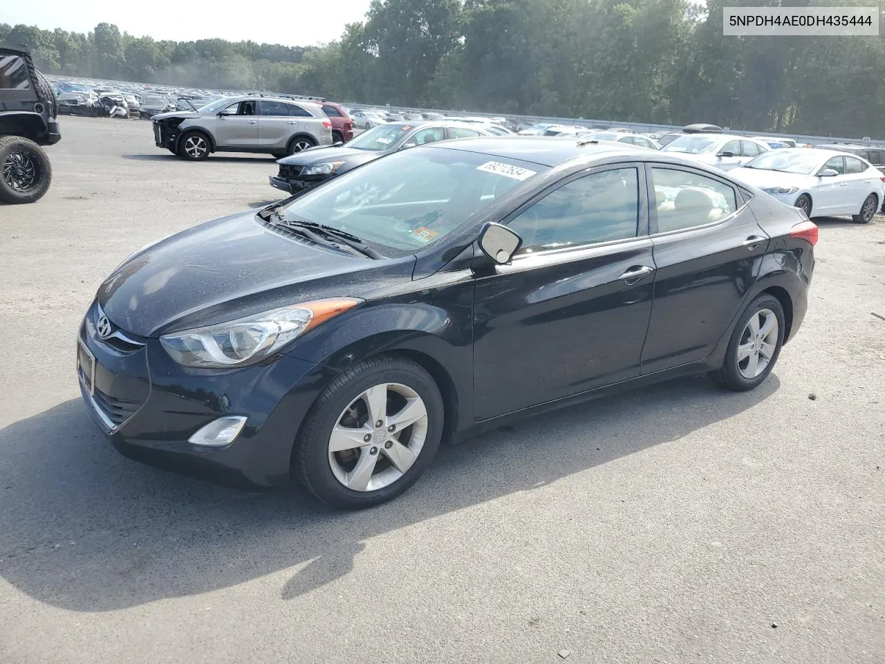 2013 Hyundai Elantra Gls VIN: 5NPDH4AE0DH435444 Lot: 69212634