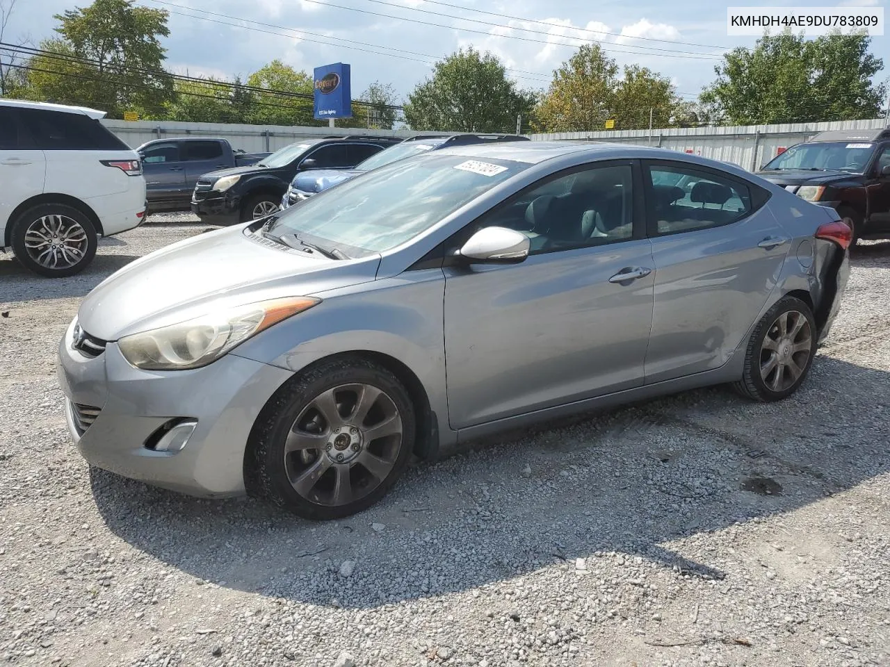 KMHDH4AE9DU783809 2013 Hyundai Elantra Gls