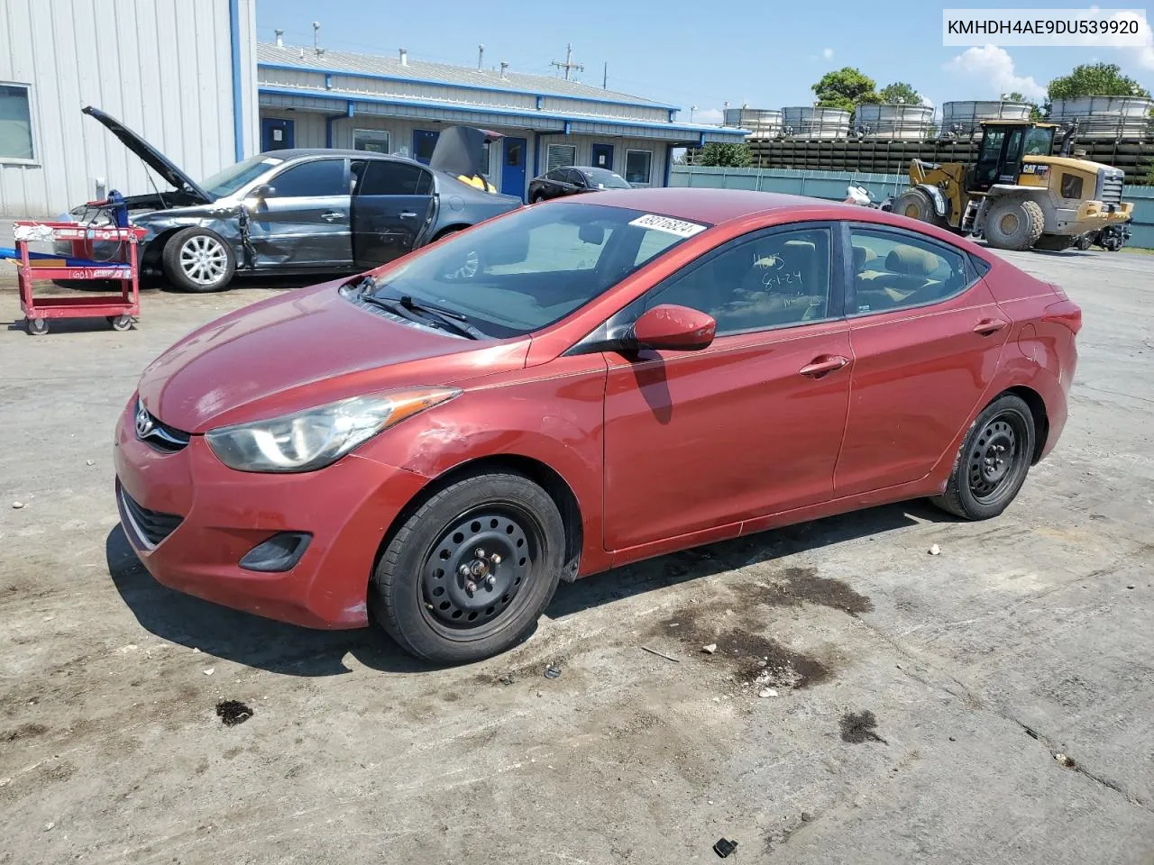 2013 Hyundai Elantra Gls VIN: KMHDH4AE9DU539920 Lot: 69316824