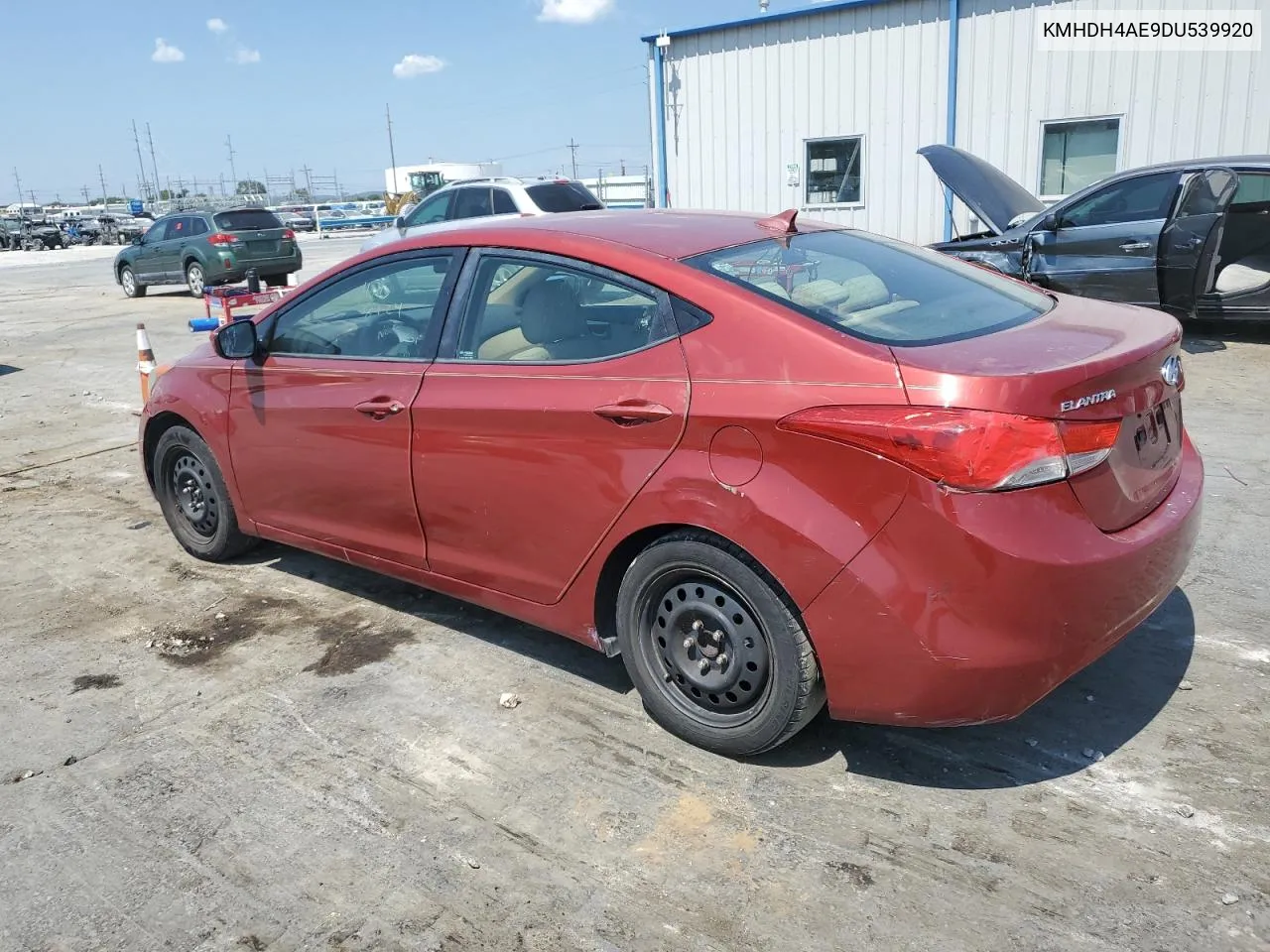 2013 Hyundai Elantra Gls VIN: KMHDH4AE9DU539920 Lot: 69316824