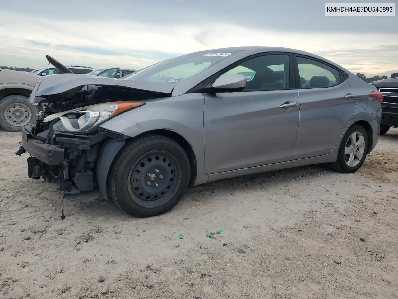 KMHDH4AE7DU545893 2013 Hyundai Elantra Gls