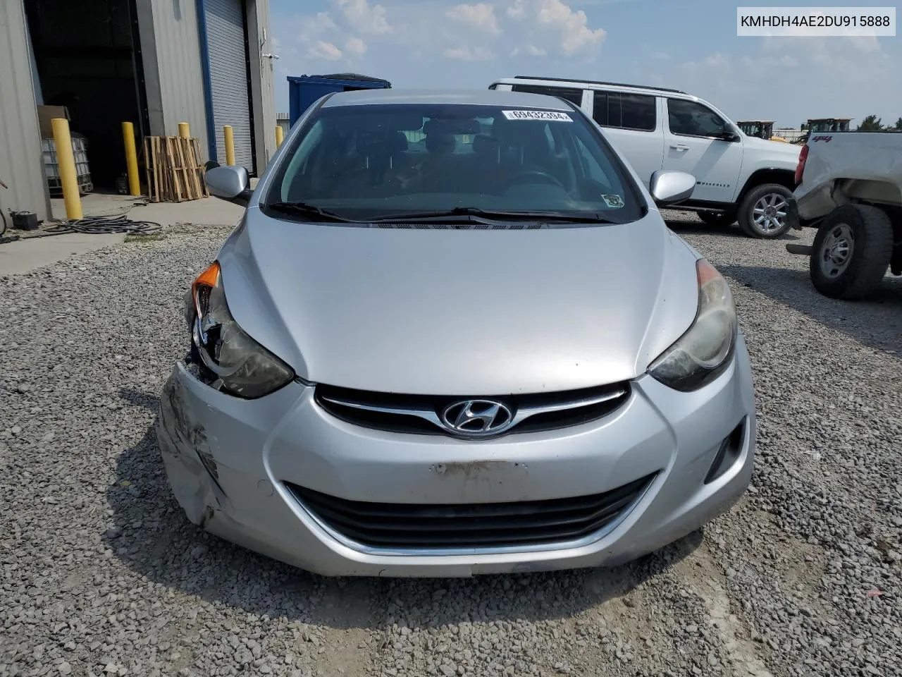 2013 Hyundai Elantra Gls VIN: KMHDH4AE2DU915888 Lot: 69432394