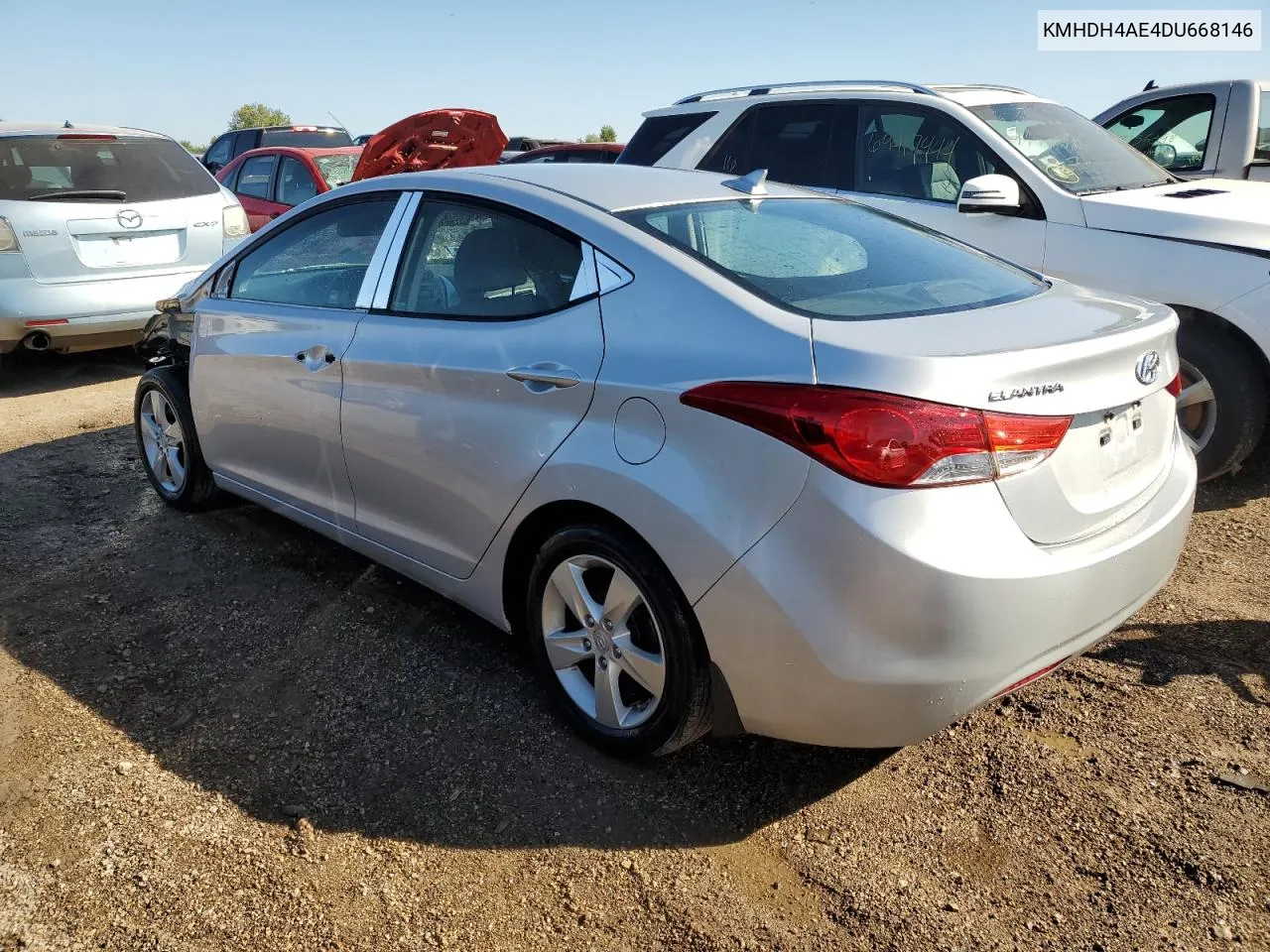 2013 Hyundai Elantra Gls VIN: KMHDH4AE4DU668146 Lot: 69526674