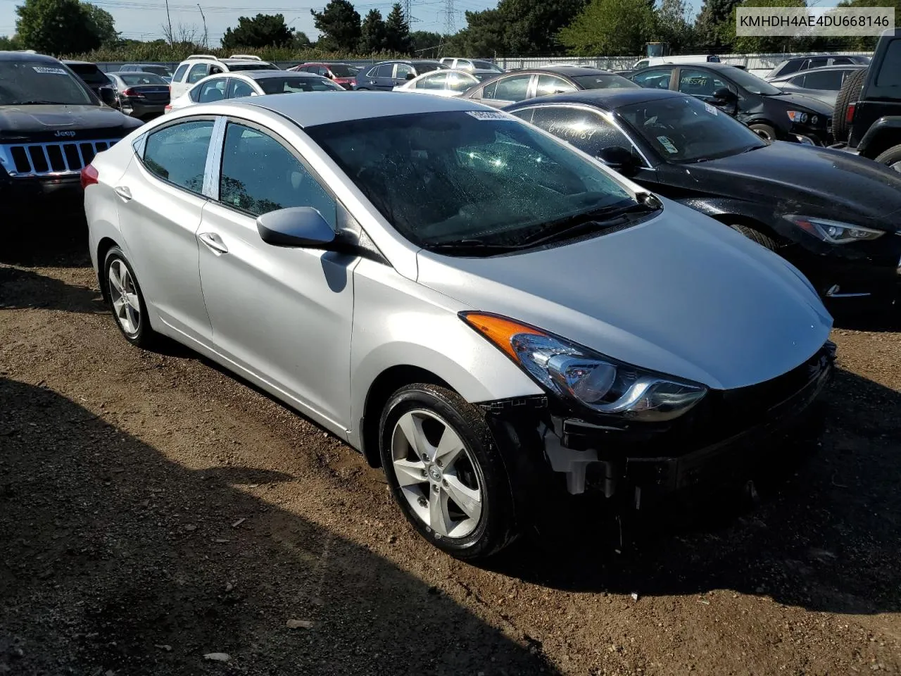 KMHDH4AE4DU668146 2013 Hyundai Elantra Gls