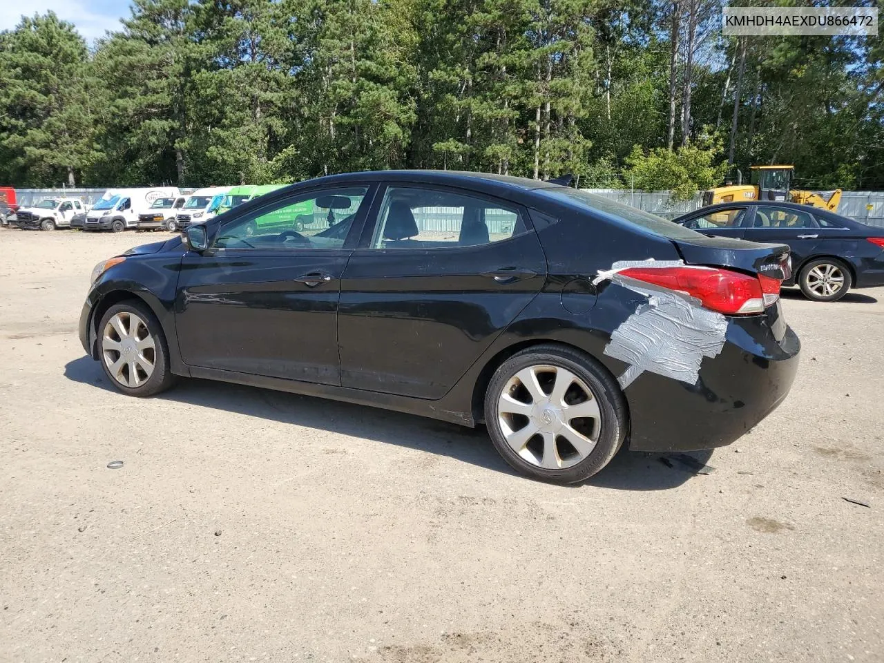 KMHDH4AEXDU866472 2013 Hyundai Elantra Gls