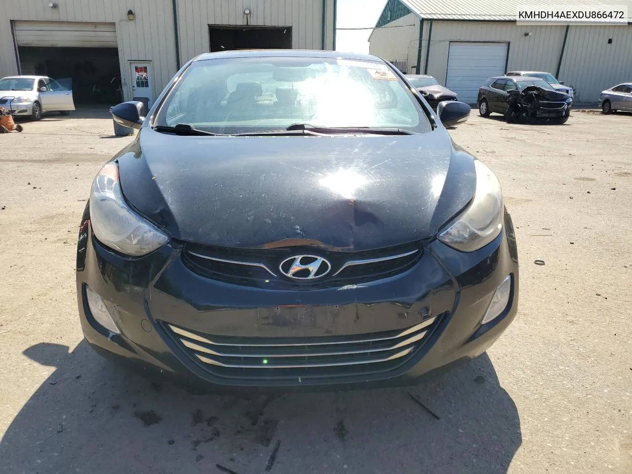 KMHDH4AEXDU866472 2013 Hyundai Elantra Gls