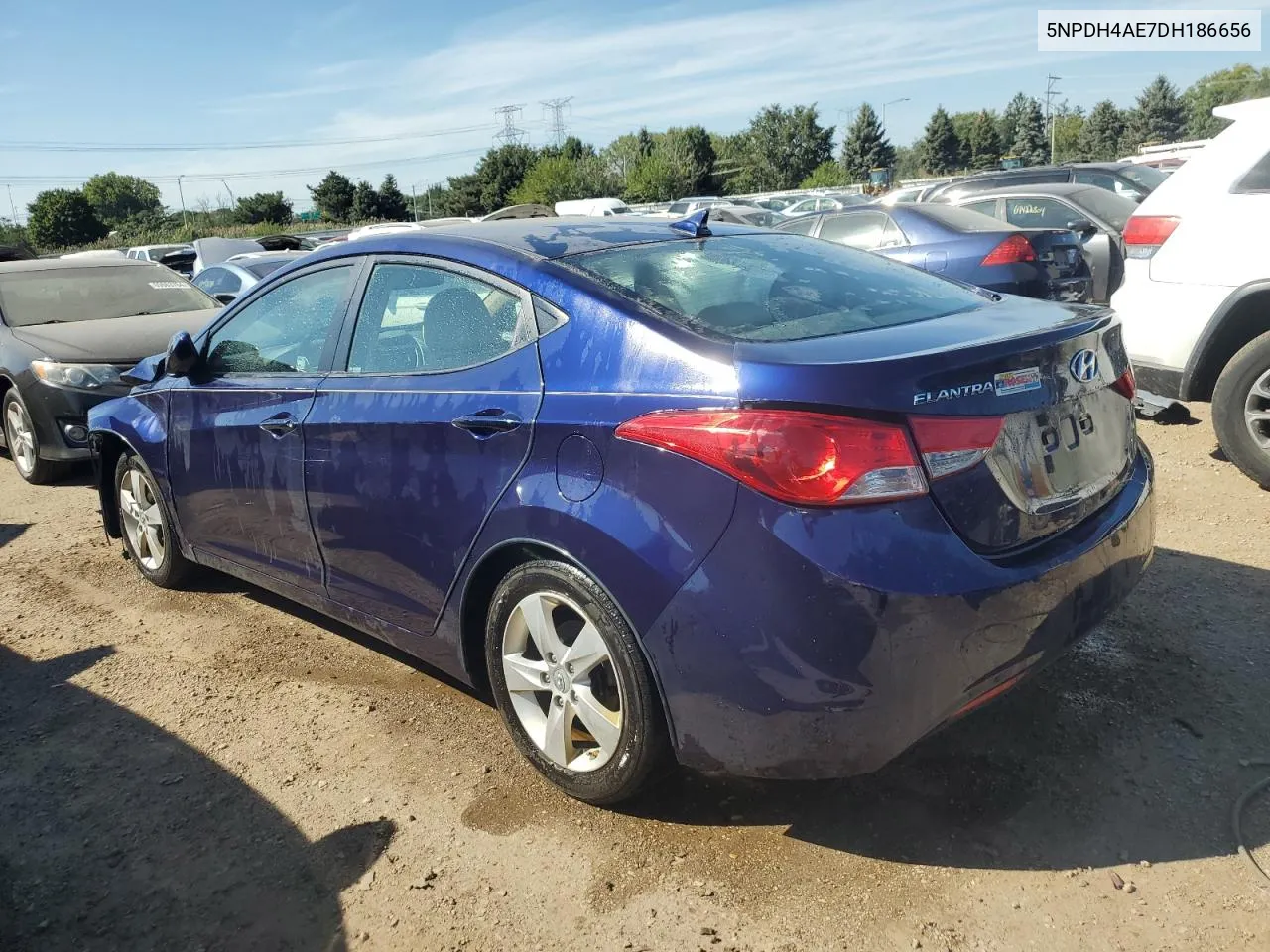 2013 Hyundai Elantra Gls VIN: 5NPDH4AE7DH186656 Lot: 69668044