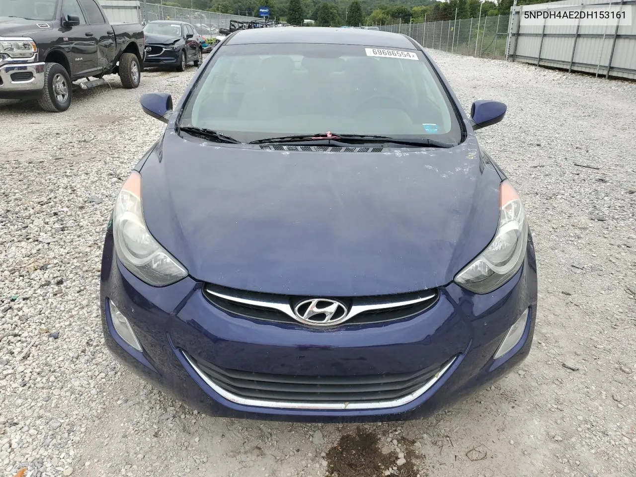 2013 Hyundai Elantra Gls VIN: 5NPDH4AE2DH153161 Lot: 69686554