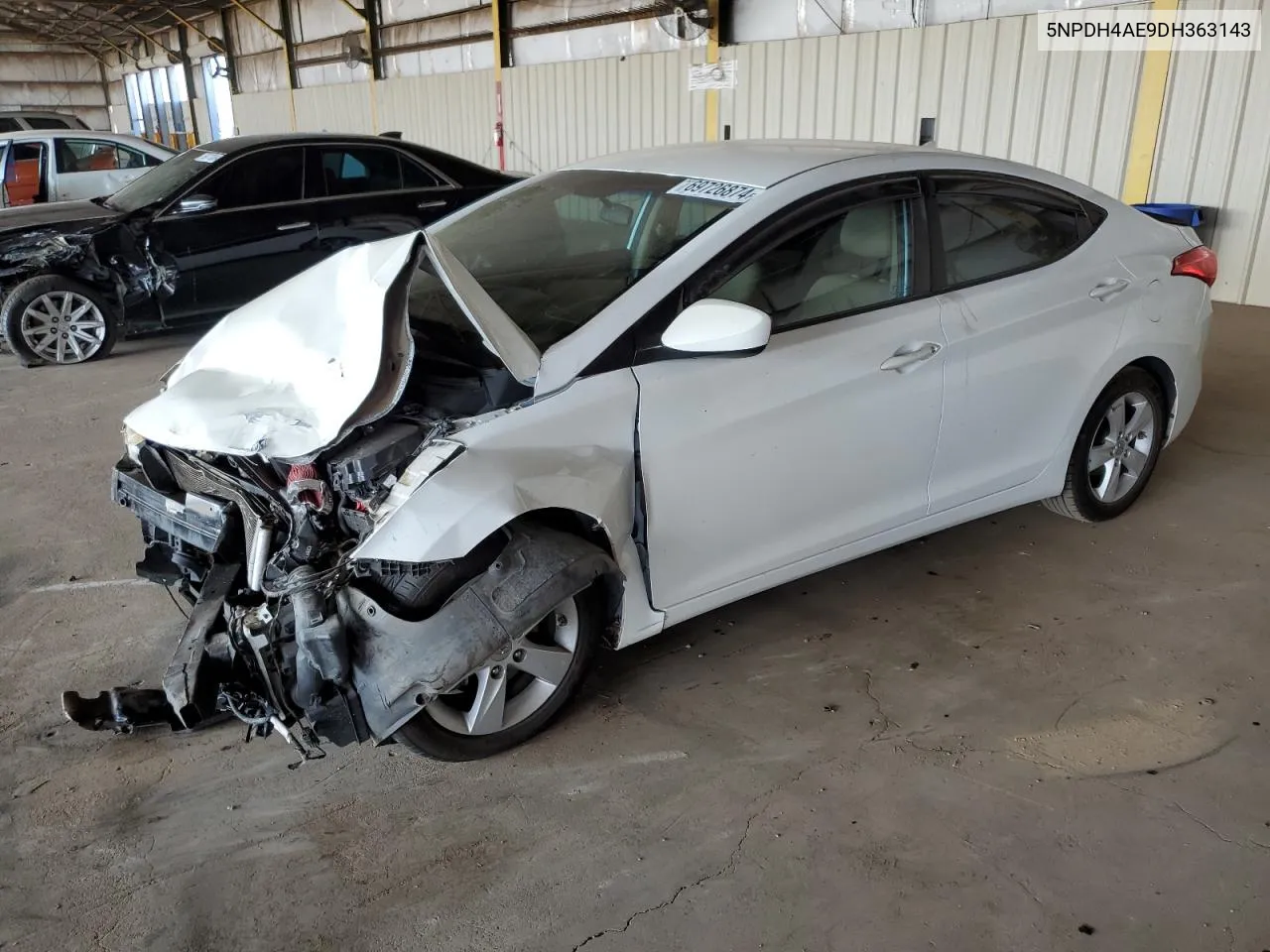 5NPDH4AE9DH363143 2013 Hyundai Elantra Gls