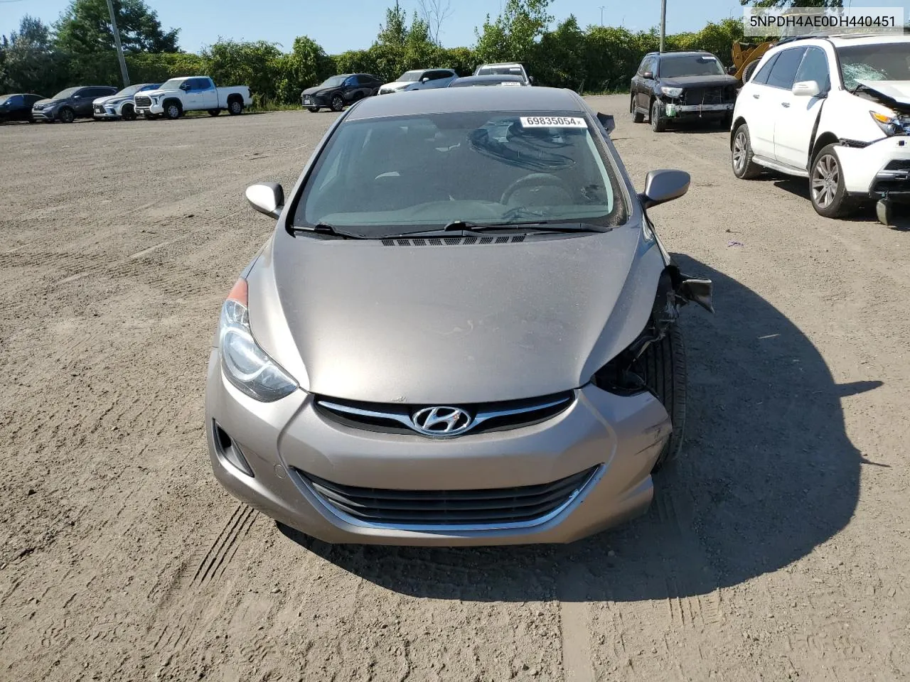 2013 Hyundai Elantra Gls VIN: 5NPDH4AE0DH440451 Lot: 69835054