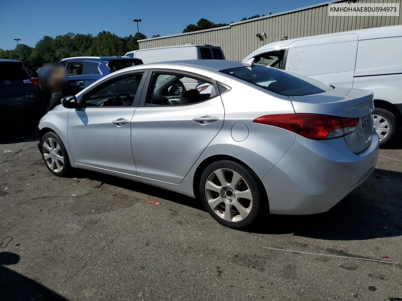 KMHDH4AE8DU594973 2013 Hyundai Elantra Gls