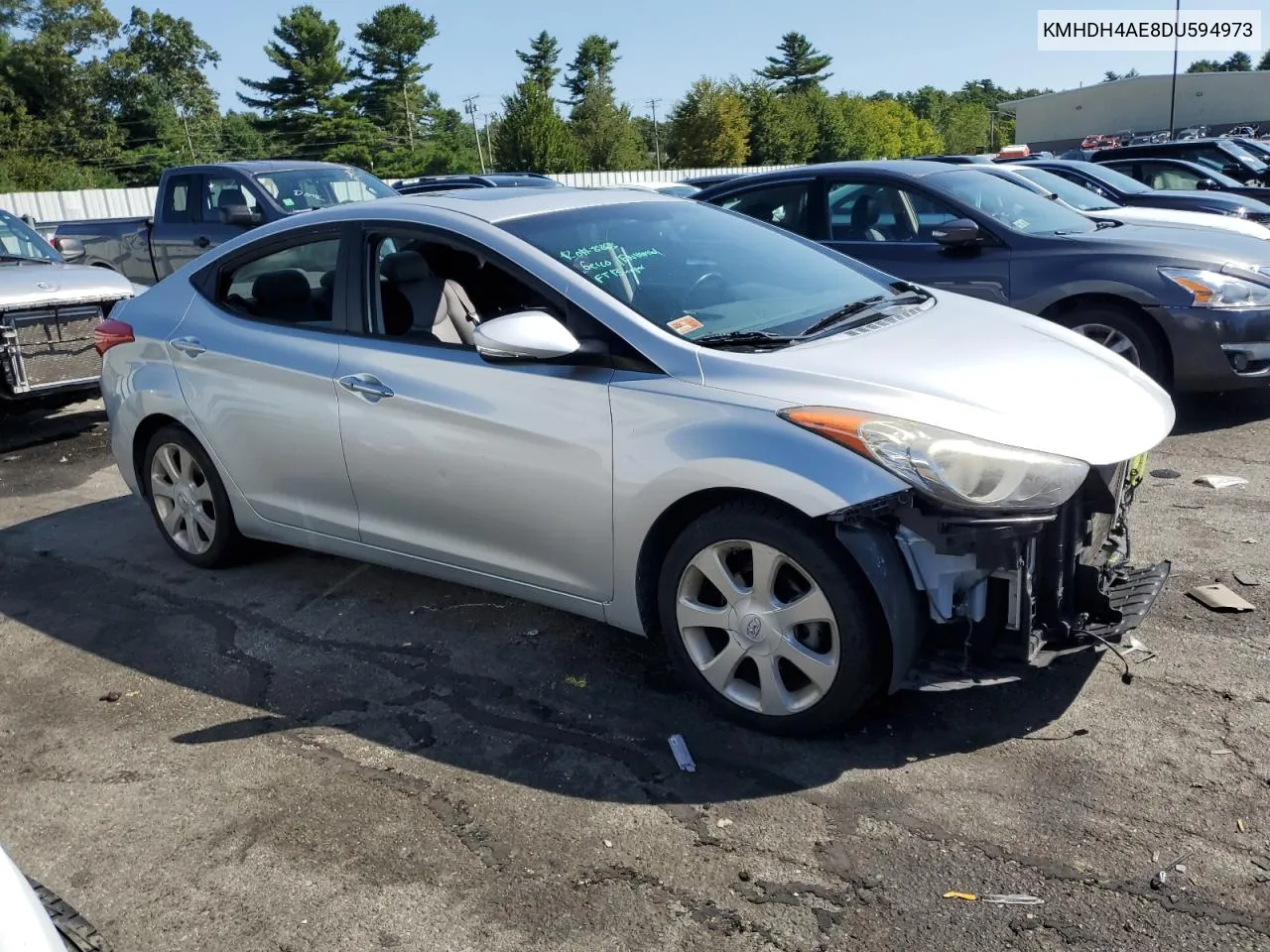 2013 Hyundai Elantra Gls VIN: KMHDH4AE8DU594973 Lot: 69846284