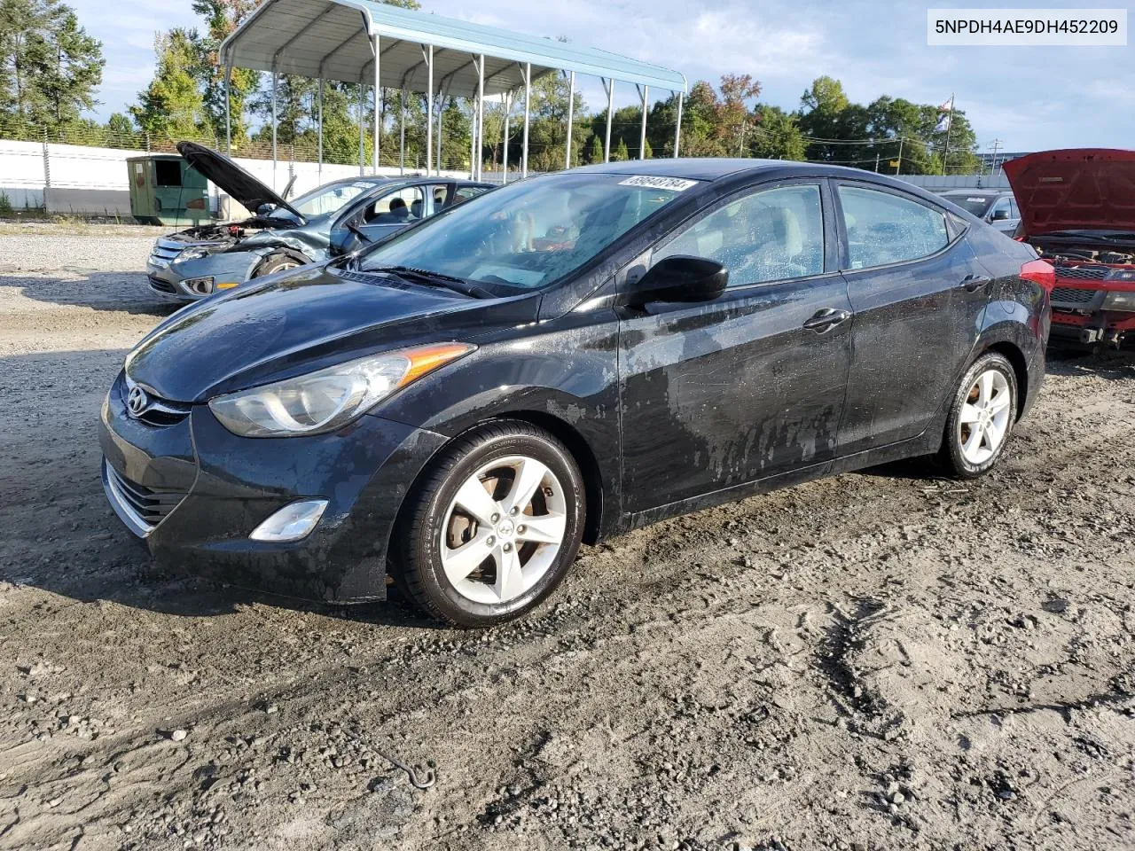 2013 Hyundai Elantra Gls VIN: 5NPDH4AE9DH452209 Lot: 69848784