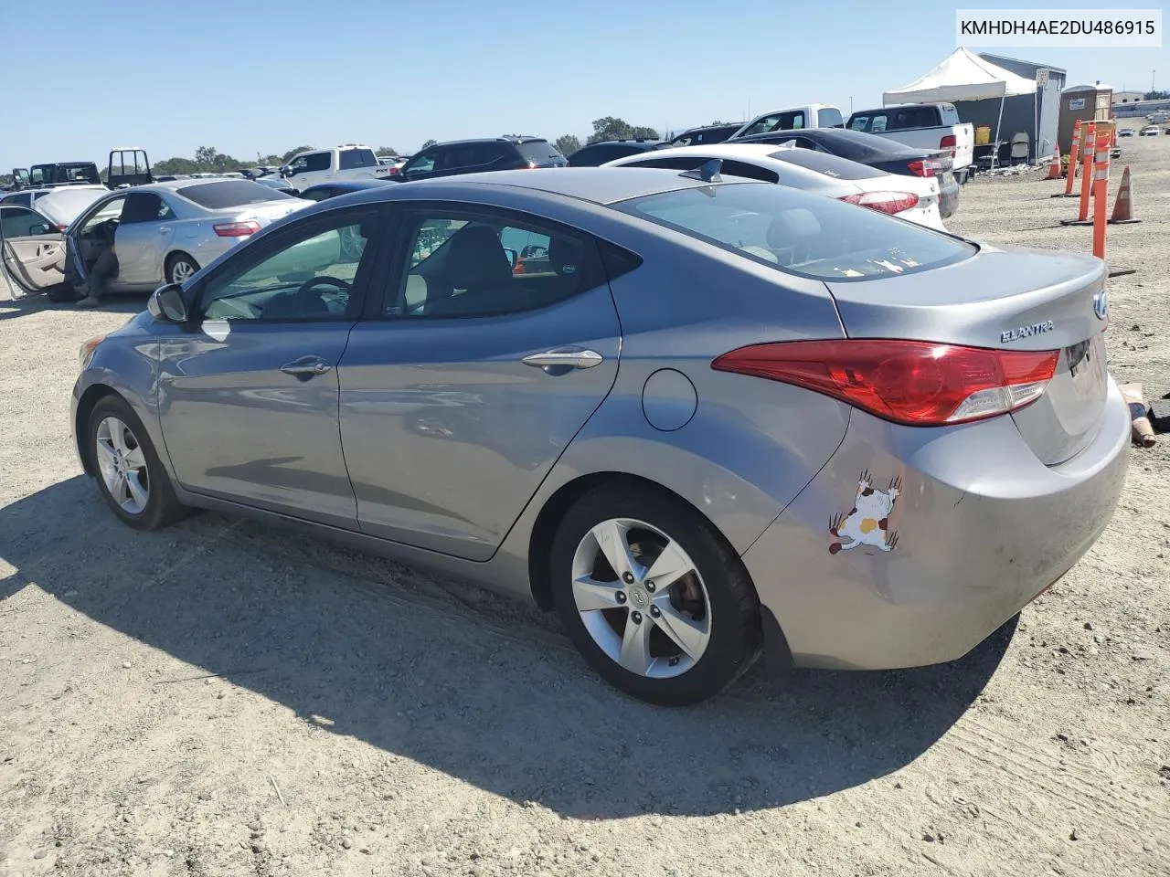 2013 Hyundai Elantra Gls VIN: KMHDH4AE2DU486915 Lot: 69850974